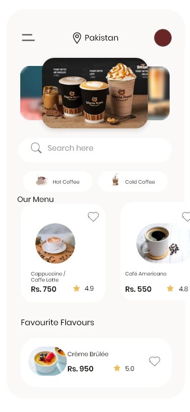 Rebranded mobile app screen 4
