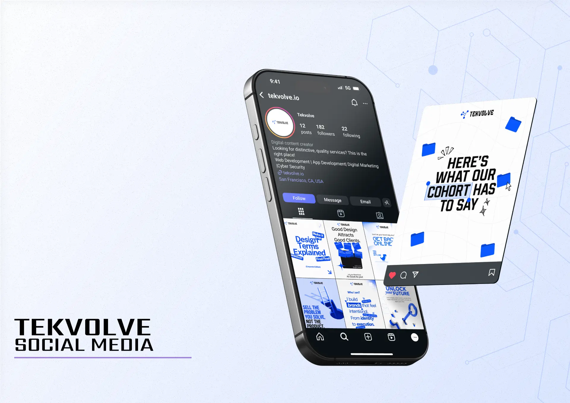 Tekvolve social media showcase
